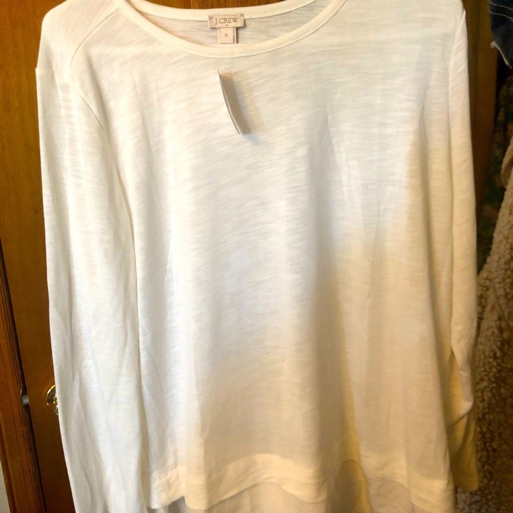 J. Crew XL white light weight sweater